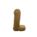 Мило у формі пеніса Чистий Кайф Brown size M, крафтове мило-член, натуральне - мініатюра 1