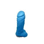 Мило у формі пеніса Чистий Кайф Blue size L, крафтове мило-член, натуральне - мініатюра 1