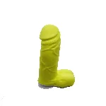 Мило у формі пеніса Чистий Кайф Yellow size M, крафтове мило-член, натуральне - мініатюра 1