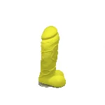 Мило у формі пеніса Чистий Кайф Yellow size L, крафтове мило-член, натуральне - мініатюра 1