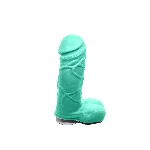 Мило у формі пеніса Чистий Кайф Turquoise size M, крафтове мило-член, натуральне - мініатюра 1