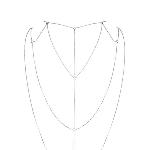 Ланцюжок для спини Bijoux Indiscrets Magnifique Back and Cleavage Chain - Silver, прикраса для тіла - мініатюра 2