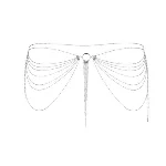 Ланцюжок трусики або ліф Bijoux Indiscrets Magnifique Waist Chain - silver, прикраса на тіло - мініатюра 1