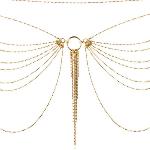 Ланцюжок на трусики або ліф Bijoux Indiscrets MAGNIFIQUE Waist Chain - Gold, прикраса на тіло - мініатюра 2