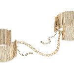 Наручники Bijoux Indiscrets Desir Metallique Handcuffs - Gold, металеві, стильні браслети - мініатюра 2