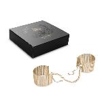 Наручники Bijoux Indiscrets Desir Metallique Handcuffs - Gold, металеві, стильні браслети - мініатюра 4