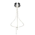 Намисто-комір Bijoux Indiscrets Desir Metallique Collar - Black - мініатюра 1
