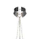Намисто-комір Bijoux Indiscrets Desir Metallique Collar - Black - мініатюра 2