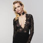 Намисто-комір Bijoux Indiscrets Desir Metallique Collar - Black - мініатюра 7