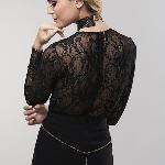 Намисто-комір Bijoux Indiscrets Desir Metallique Collar - Black - мініатюра 8