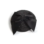 Пестіс Bijoux Indiscrets Burlesque pasties GLITTER and BOW - мініатюра 1