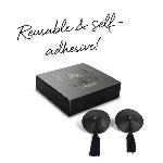 Пестіс Bijoux Indiscrets Burlesque pasties ORIGINAL BLACK - мініатюра 5