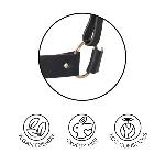 Портупея Bijoux Indiscrets MAZE - X Harness Black, екошкіра - мініатюра 5