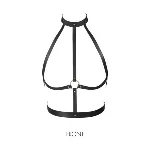 Портупея Bijoux Indiscrets MAZE — H Harness Black - мініатюра 1