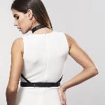 Портупея Bijoux Indiscrets MAZE — H Harness Black - мініатюра 8