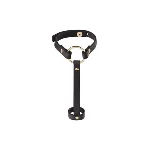 Пара браслетів на зап'ясті і палець Bijoux Indiscrets MAZE Hand Bracelet Harness Black, екошкіра - мініатюра 1