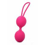 Вагінальні кульки Dorcel Dual Balls Magenta, діаметр 3,6см, вага 55гр - мініатюра 1