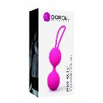Вагінальні кульки Dorcel Dual Balls Magenta, діаметр 3,6см, вага 55гр - мініатюра 3