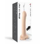 Фалоімітатор, що кінчає Strap-On-Me Dildo Cum Flesh, діаметр 3,6 см, силікон, насадка для страпону - мініатюра 3