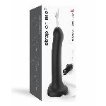 Фалоімітатор, що кінчає Strap-On-Me Dildo Cum Black, діаметр 3,6 см, силікон, насадка для страпону - мініатюра 2