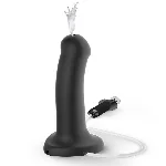 Фалоімітатор, що кінчає Strap-On-Me Dildo Cum Black, діаметр 3,6 см, силікон, насадка для страпону - мініатюра 1
