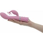 Розкішний вібратор-кролик Pillow Talk - Kinky Pink з кристалом Сваровські, потужний - мініатюра 7