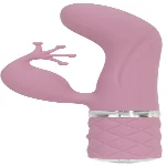 Розкішний вібратор-кролик Pillow Talk - Kinky Pink з кристалом Сваровські, потужний - мініатюра 1