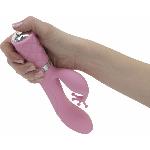 Розкішний вібратор-кролик Pillow Talk - Kinky Pink з кристалом Сваровські, потужний - мініатюра 8