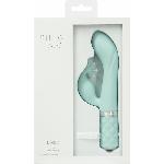 Розкішний вібратор-кролик Pillow Talk - Kinky Teal з кристалом Сваровські, потужний - мініатюра 4