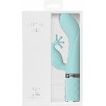 Розкішний вібратор-кролик Pillow Talk - Kinky Teal з кристалом Сваровські, потужний - мініатюра 2