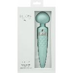 Вібромасажер 2в1 PILLOW TALK - Sultry Teal, класичний масажер і вібратор з ротацією, підігрів - мініатюра 3