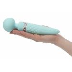 Вібромасажер 2в1 PILLOW TALK - Sultry Teal, класичний масажер і вібратор з ротацією, підігрів - мініатюра 9