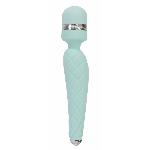 Розкішний вібромасажер PILLOW TALK - Cheeky Teal з кристалом Swarovski, плавне підвищення потужності - мініатюра 9