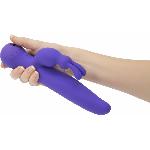 Вібратор-кролик з сенсорним управлінням і ротацією Touch by SWAN - Duo Purple, глибока вібрація - мініатюра 7