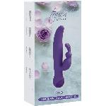 Вібратор-кролик з сенсорним управлінням і ротацією Touch by SWAN - Duo Purple, глибока вібрація - мініатюра 3