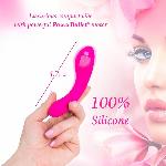 Мінівібратор The Mini Swan Wand, два вібромотора, для вагінально-кліторальний стимуляції - мініатюра 5