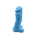 Мило у формі пеніса Чистий Кайф Blue size XL, крафтове мило-член, натуральне - мініатюра 1