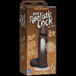 Фалоімітатор Doc Johnson The Realistic Cock 6 inch Black - ULTRASKYN, Vac-U-Lock, діаметр 4,3 см - мініатюра 2
