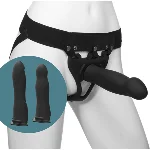 Набір для страпона Doc Johnson Body Extensions - BE Ready - Black - мініатюра 1