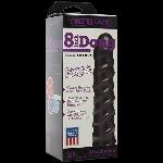 Дилдо Doc Johnson CodeBlack - 8 Inch Raging Vac-U-Lock із стимулювальним рельєфом, діаметр 3,8 см - мініатюра 2