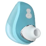 Вакуумний кліторальний стимулятор Womanizer Liberty Blue, магнітна кришка, 2 насадки - мініатюра 1