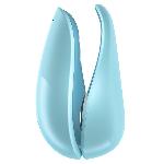 Вакуумний кліторальний стимулятор Womanizer Liberty Blue, магнітна кришка, 2 насадки - мініатюра 4