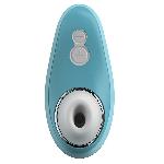 Вакуумний кліторальний стимулятор Womanizer Liberty Blue, магнітна кришка, 2 насадки - мініатюра 2