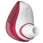 Вакуумний кліторальний стимулятор Womanizer Liberty Red, магнітна кришка, 2 насадки - мініатюра 1