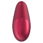 Вакуумний кліторальний стимулятор Womanizer Liberty Red, магнітна кришка, 2 насадки - мініатюра 5