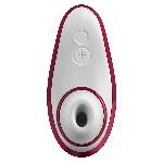 Вакуумний кліторальний стимулятор Womanizer Liberty Red, магнітна кришка, 2 насадки - мініатюра 2