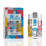 Набір JO Tri-Me Triple Pack — Classics (3×30 мл) водна, силіконова та смакова змазка - мініатюра 1