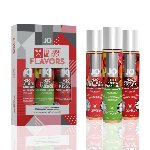 Набір JO Tri-Me Triple Pack — Flavors (3×30 мл) три різні смаки оральних змазок - мініатюра 1