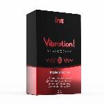 Рідкий вібратор Intt Vibration Strawberry (15 мл), густий гель, дуже смачний, діє до 30 хвилин - мініатюра 3