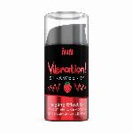 Рідкий вібратор Intt Vibration Strawberry (15 мл), густий гель, дуже смачний, діє до 30 хвилин - мініатюра 2